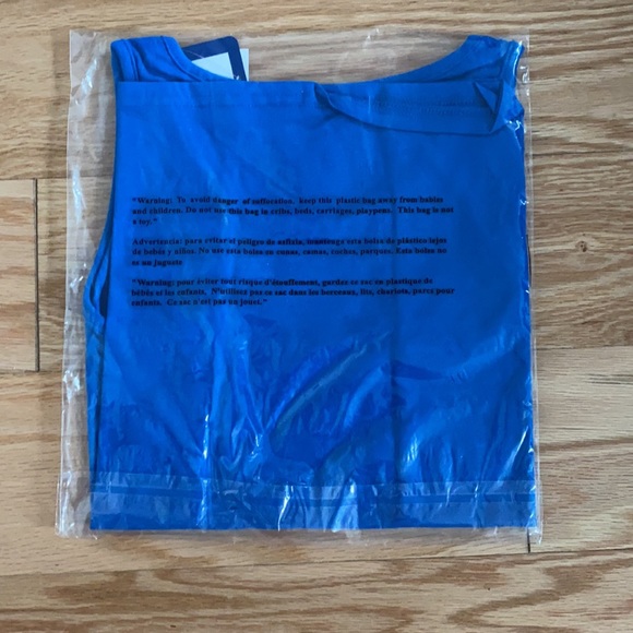 NWT-Boys Champion® Logo Tank Top-Color Bozetto Blue - Picture 4 of 5